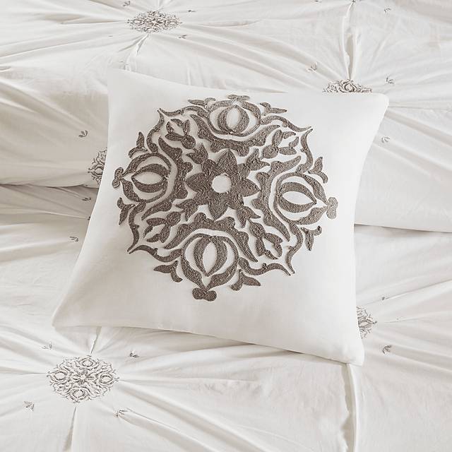 Nasworthy Ivory 6 Pc King/California King Comforter Set - Thumbnail - Image 15
