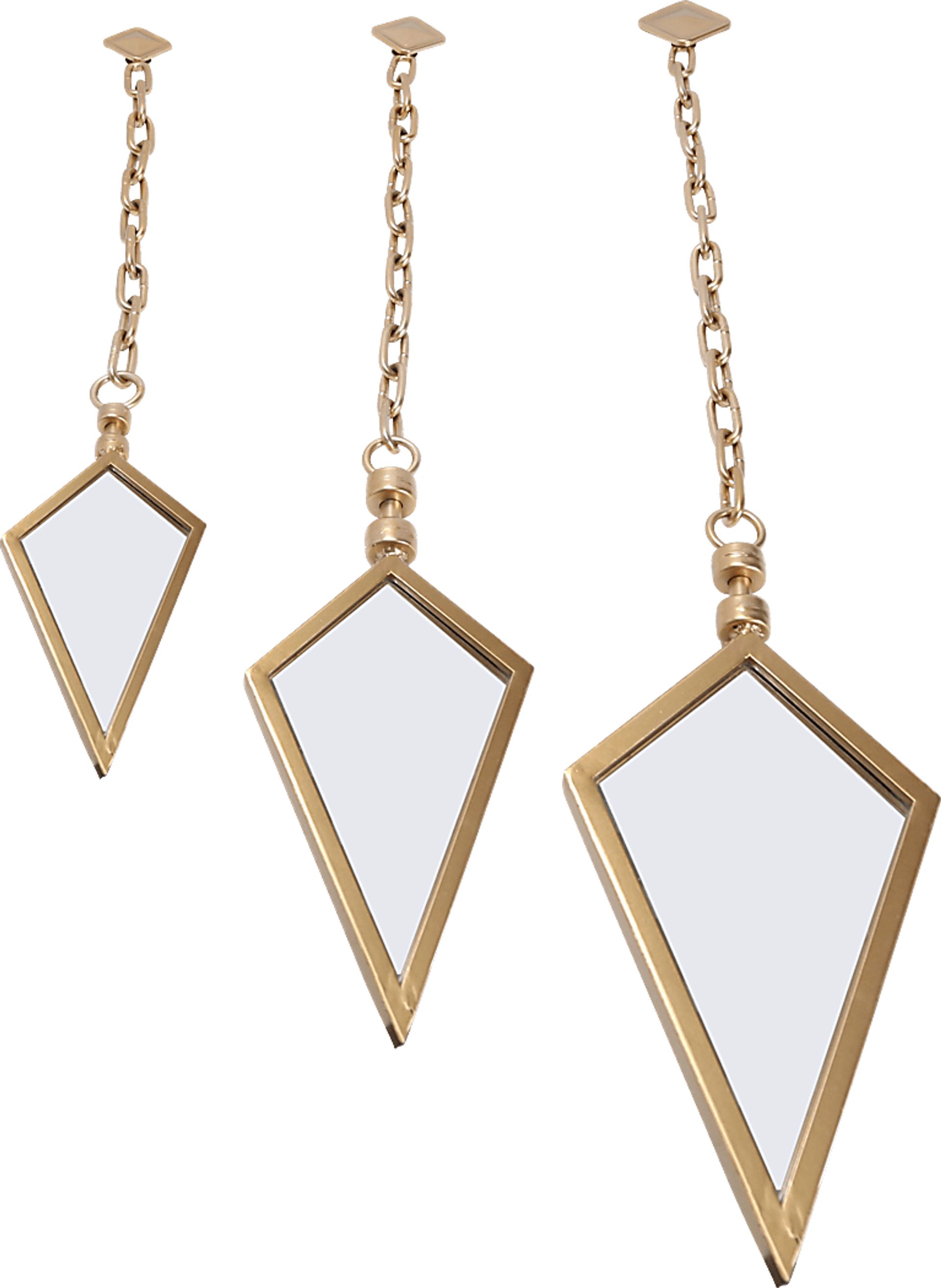 Natalen Gold Mirror, Set of 3 - Image 1