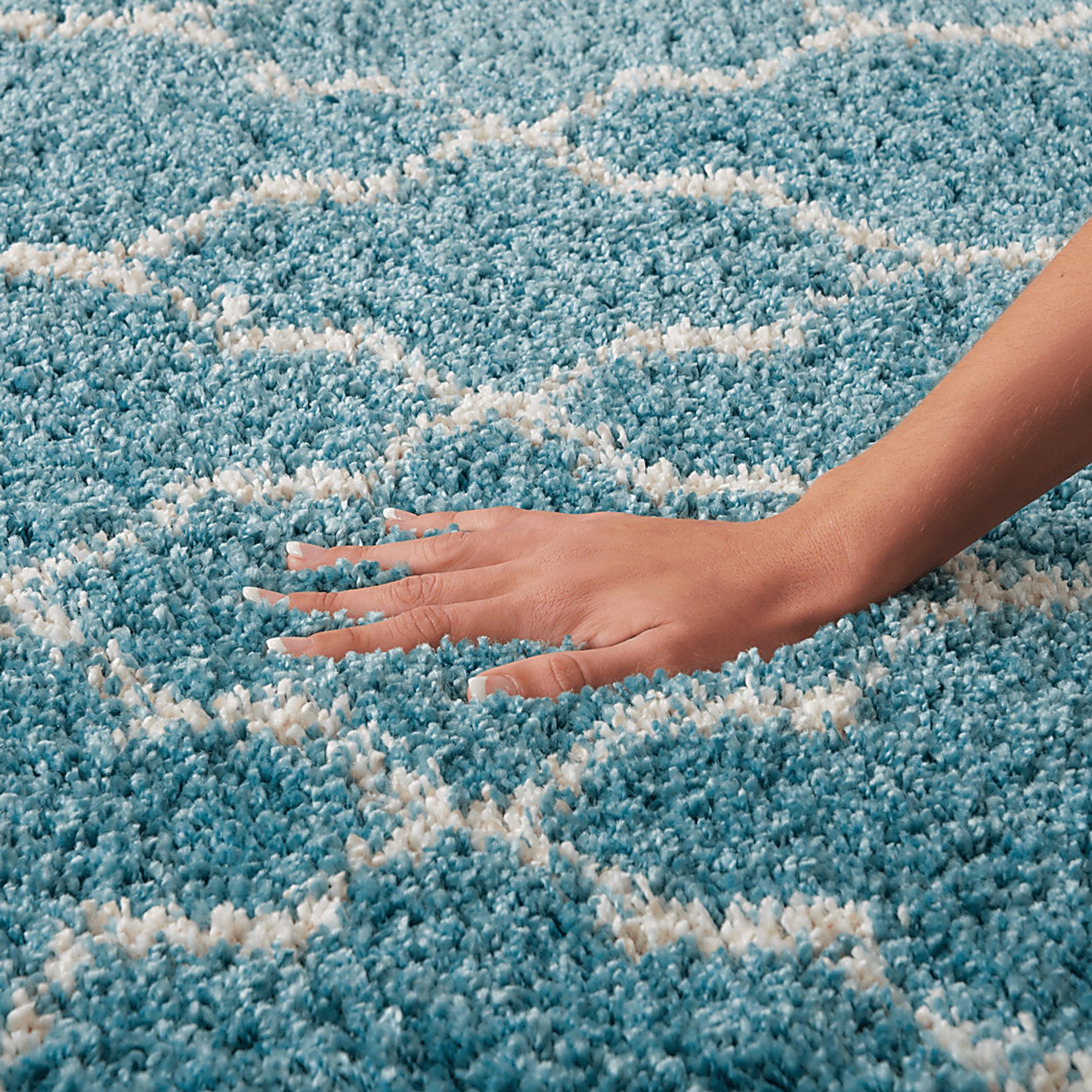 Natalia Aqua 5'3 x 7'6 Rug - Image 6