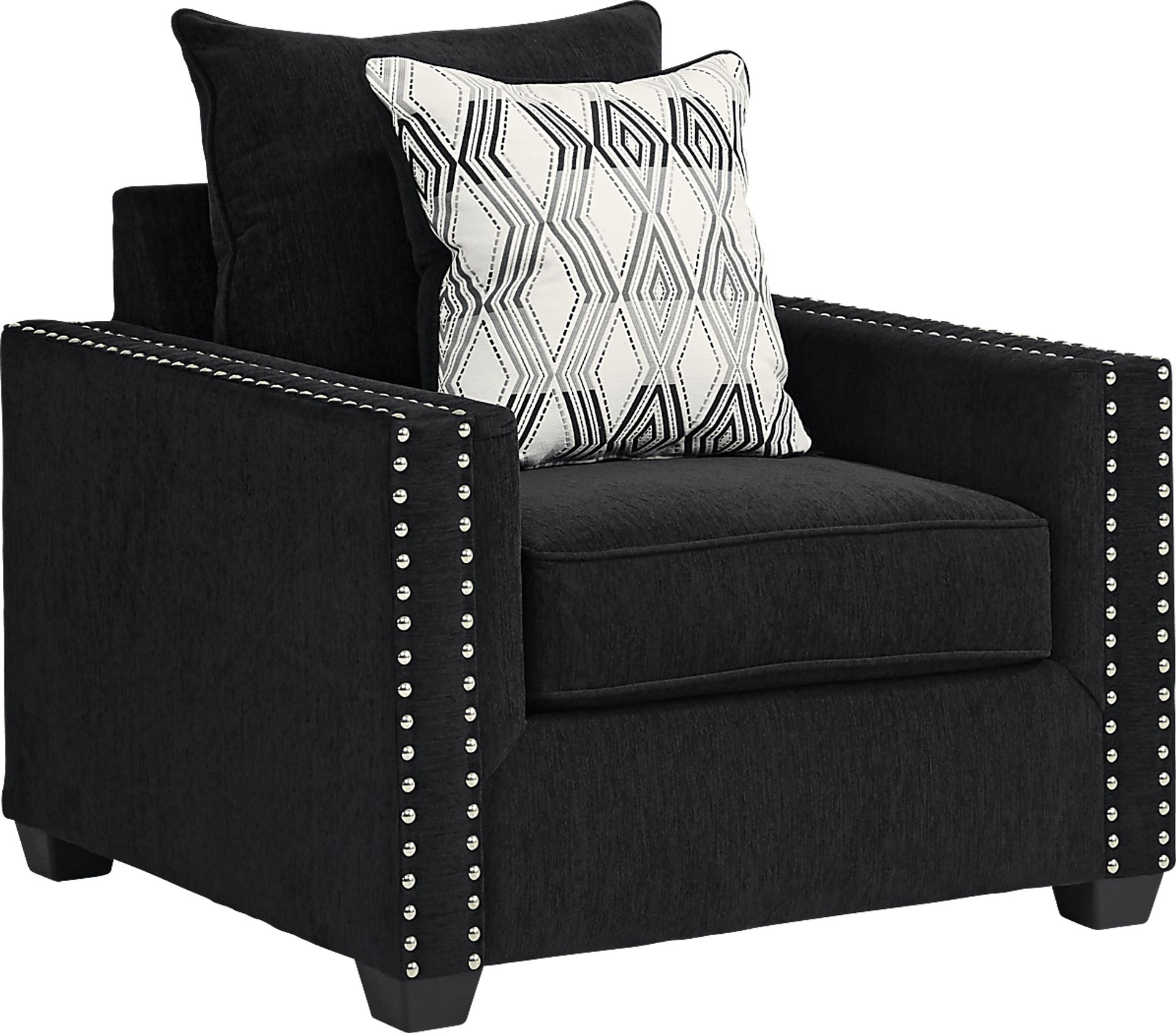 Natalia Black 8 Pc Living Room - Image 6
