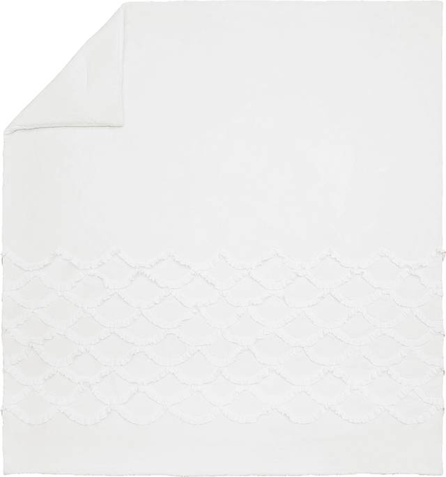Nathaira White 4 Pc King Comforter Set - Thumbnail - Image 9