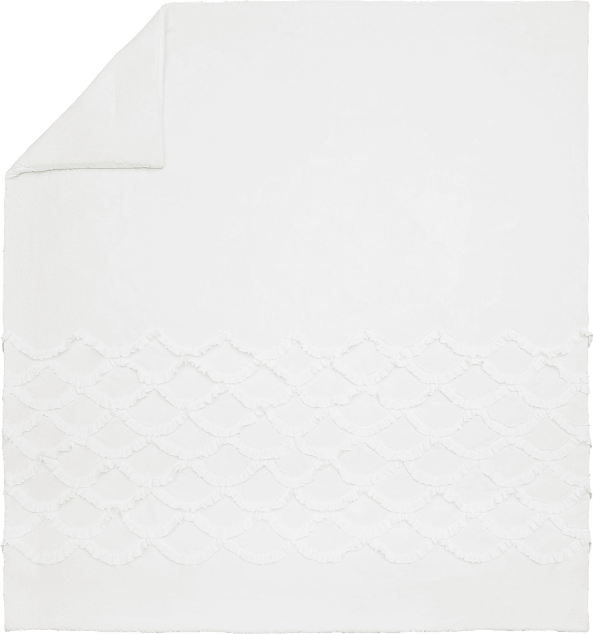 Nathaira White 4 Pc King Comforter Set - Image 9