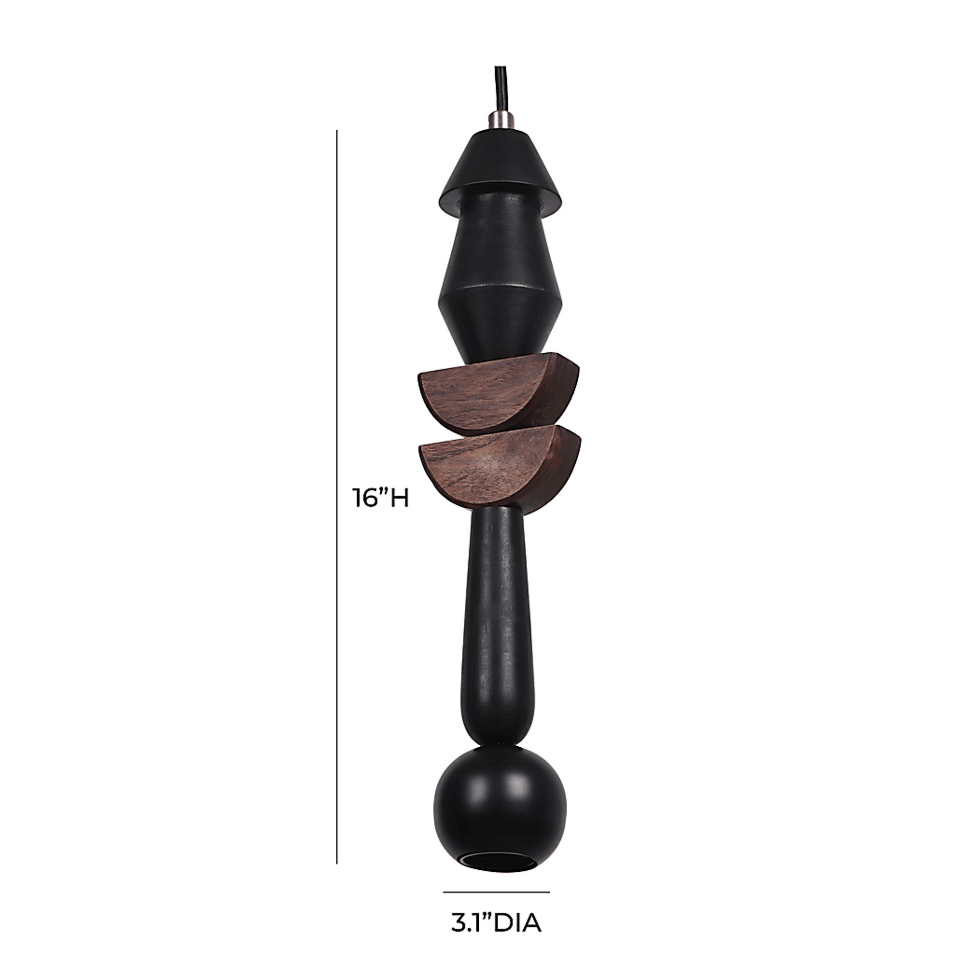 Nathans Cay Black Pendant - Image 8