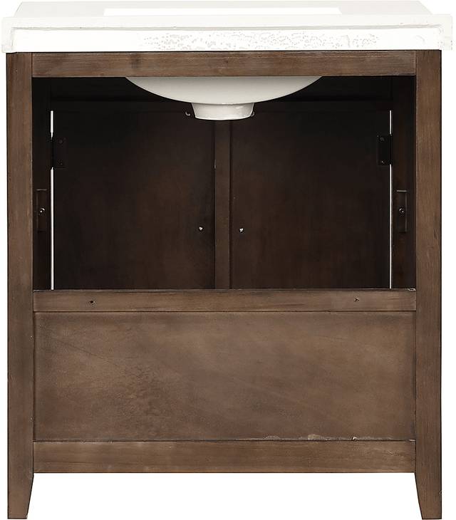 Nathlien Dark Brown Single Vanity Sink - Thumbnail - Image 5
