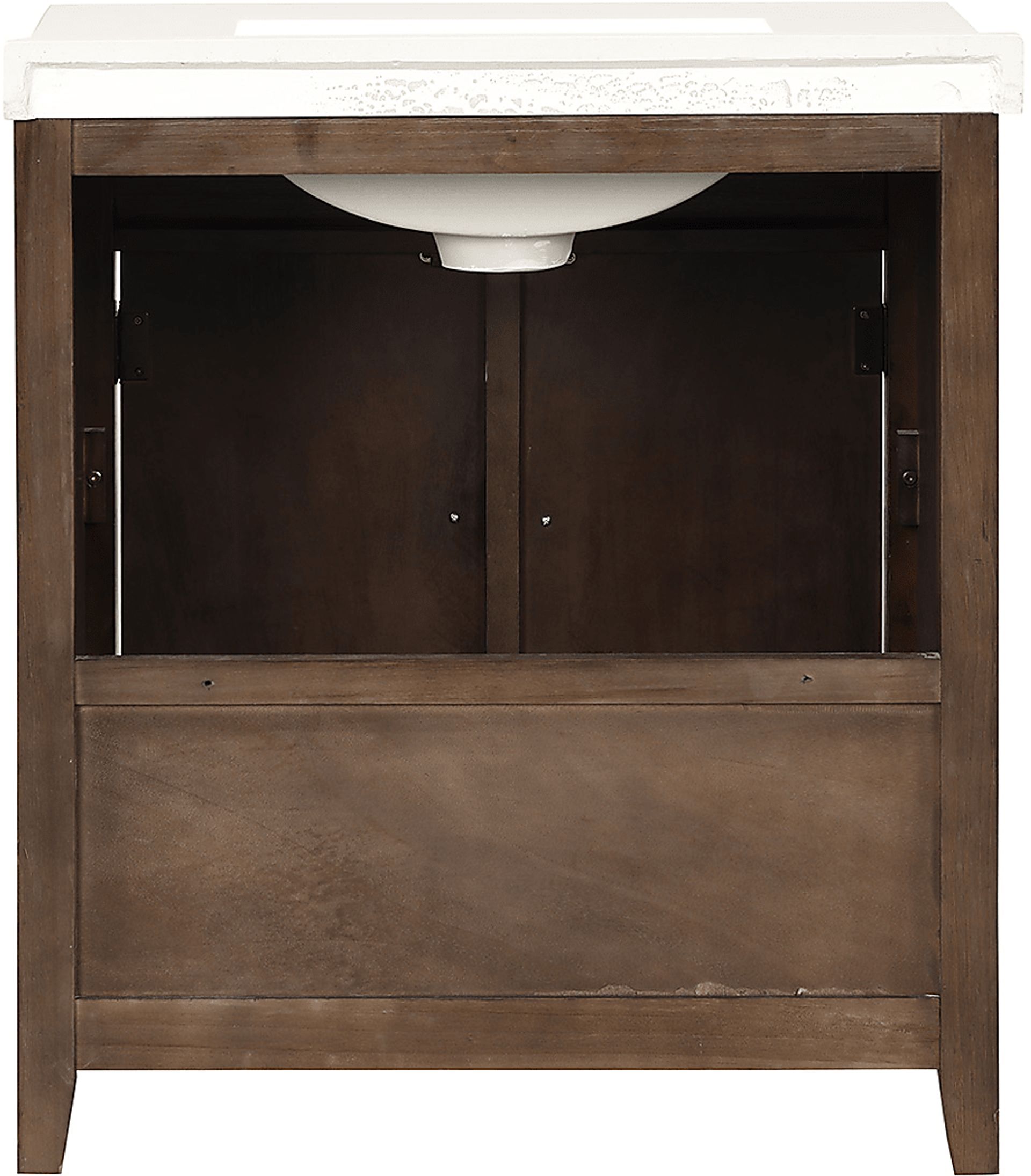 Nathlien Dark Brown Single Vanity Sink - Image 5