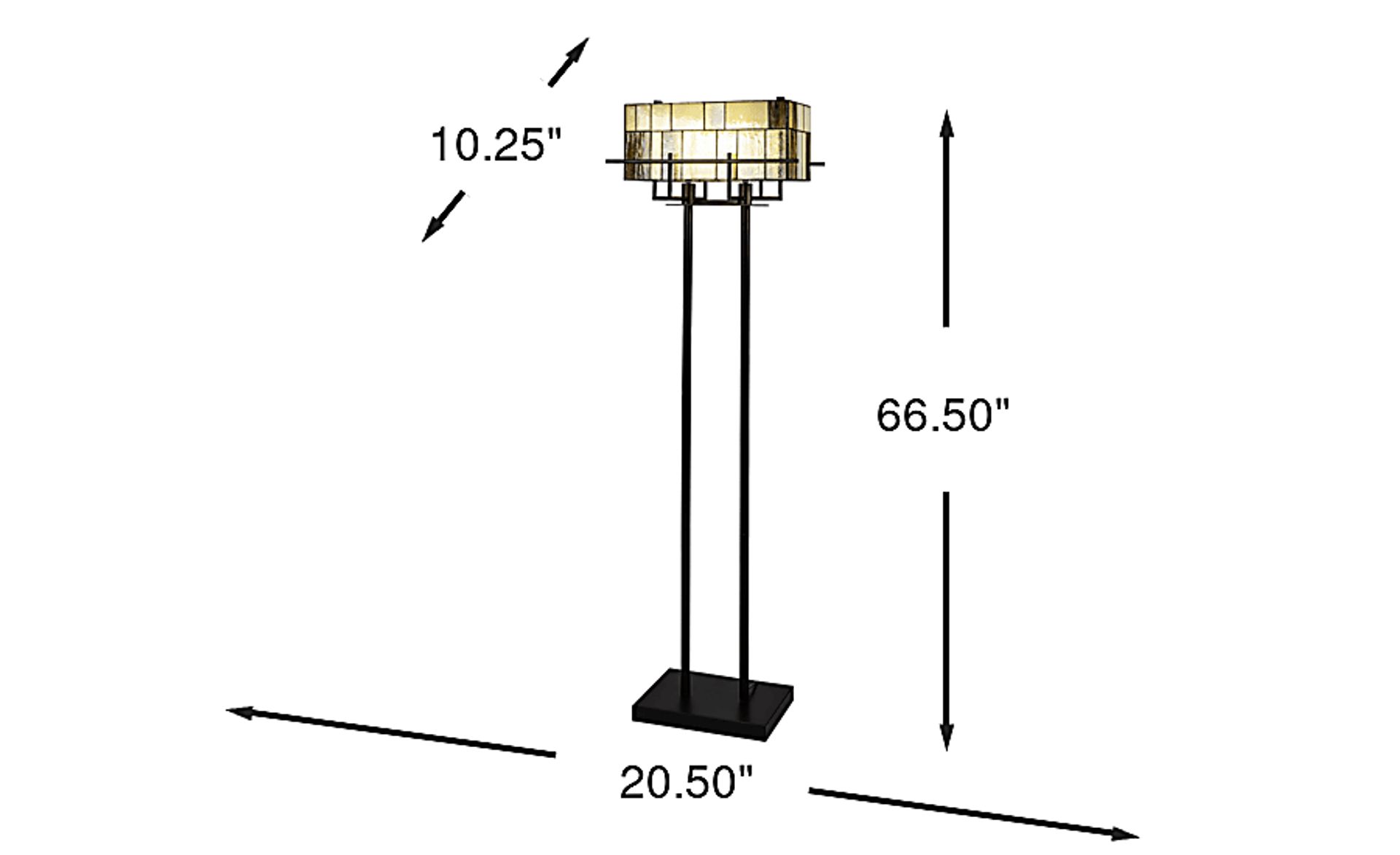 Dimension Image. Please refer to the Dimension Tab on this page for dimension details.
