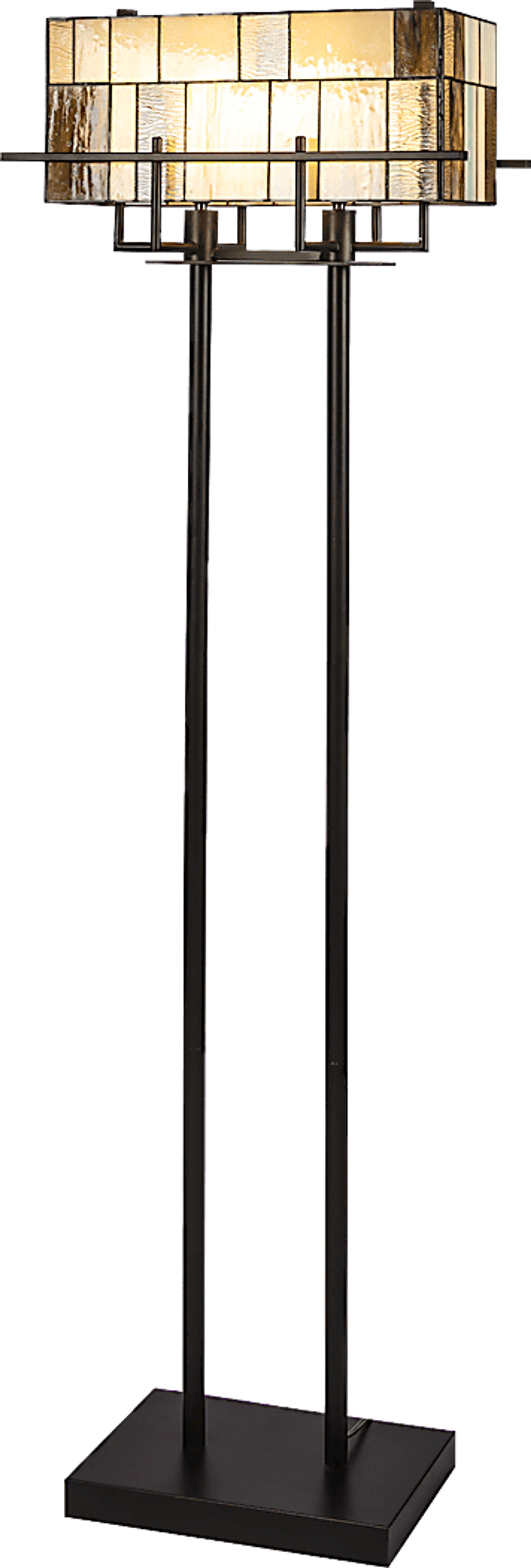 Natick Drive Gray Floor Lamp - Image 1
