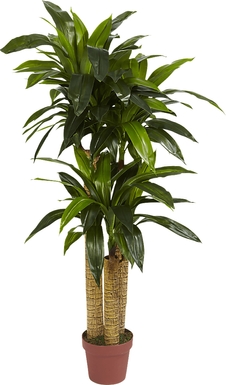 Natlee Green Dracaena Silk Plant