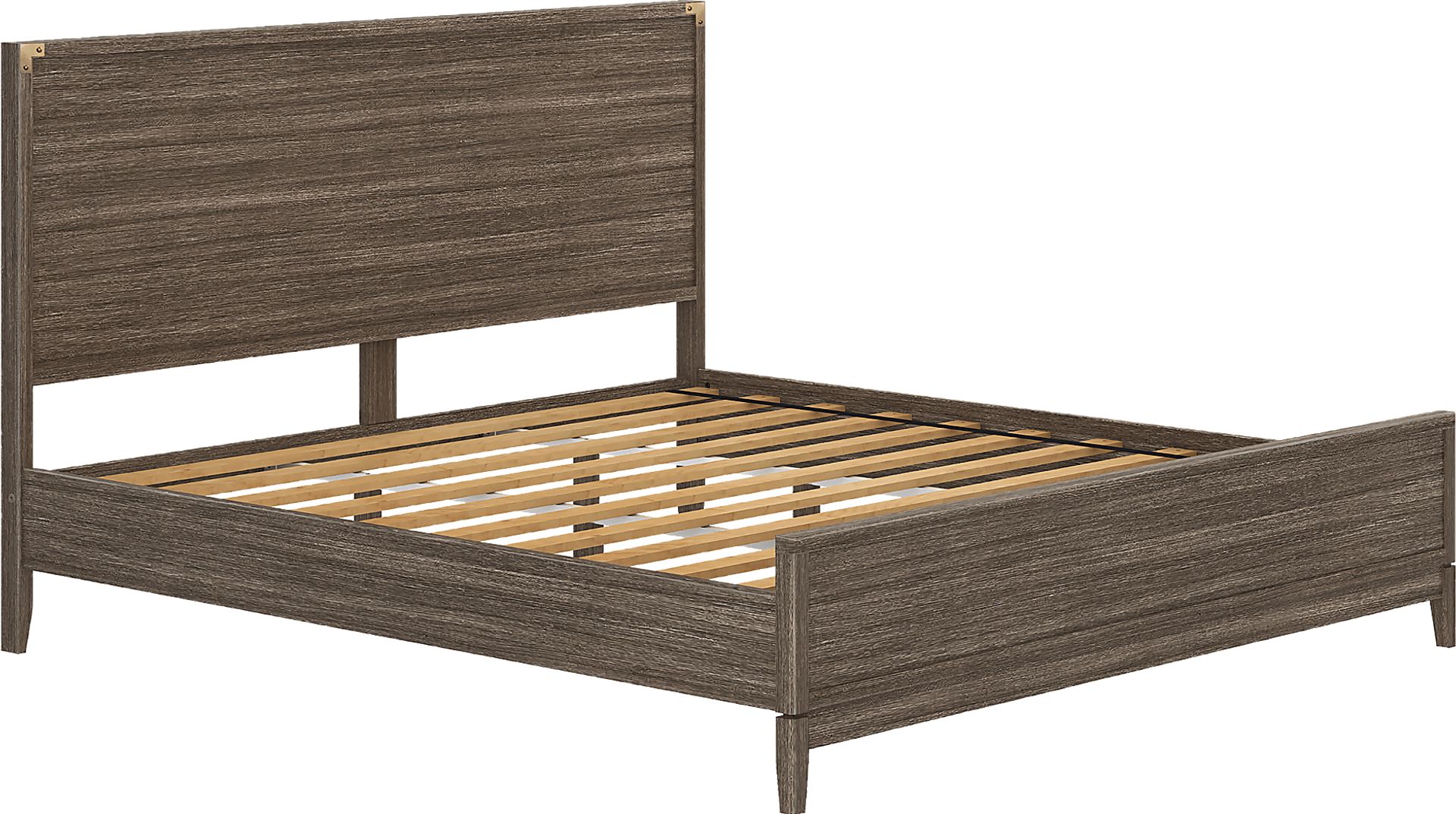 Natoma Brown King Platform Bed - Image 1