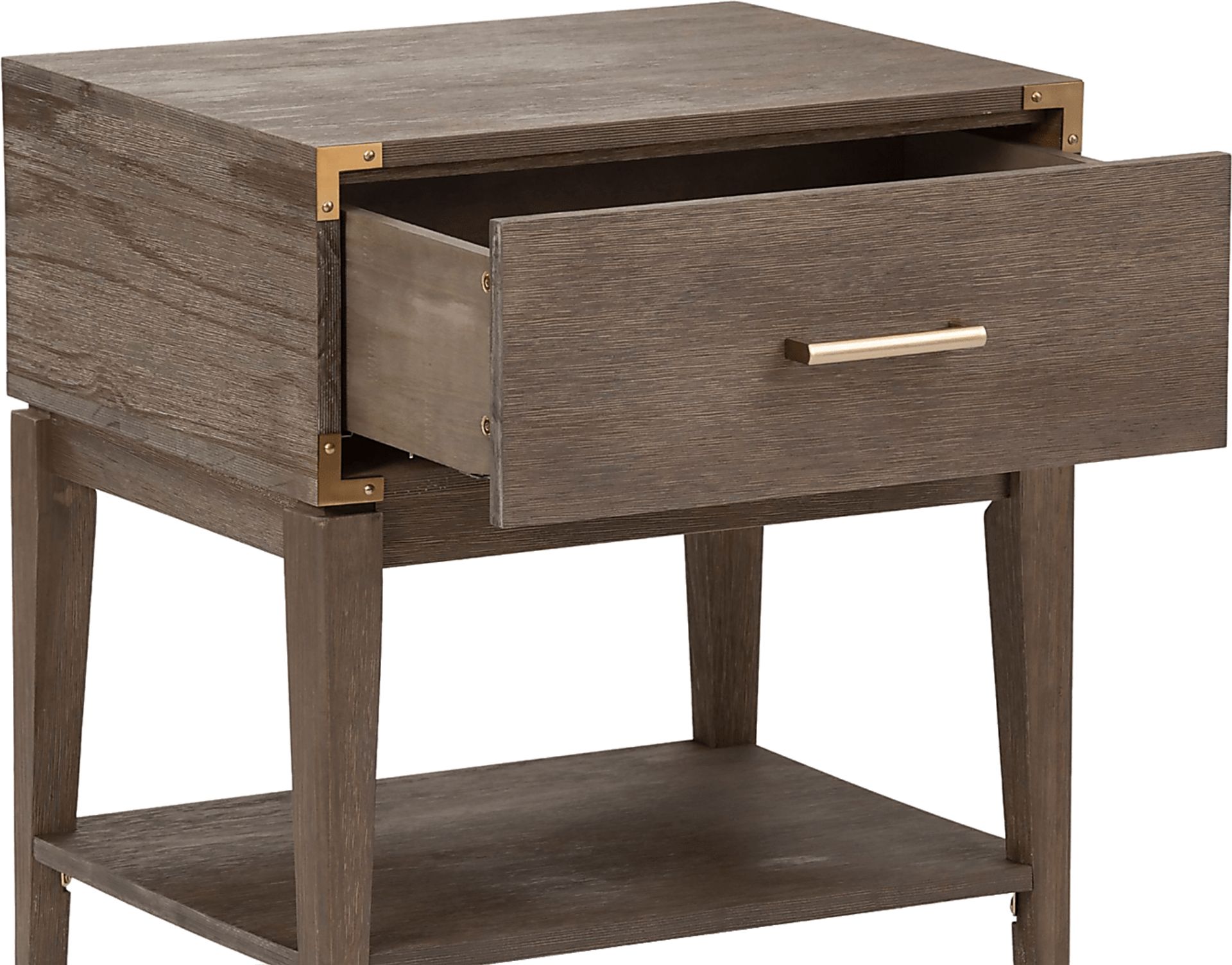 Natoma Brown 1-Drawer Nightstand - Image 4