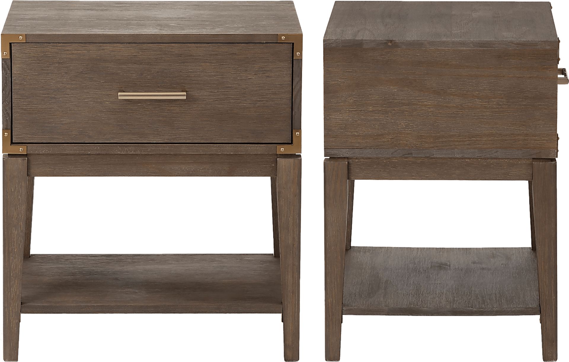 Natoma Brown 1-Drawer Nightstand - Image 6