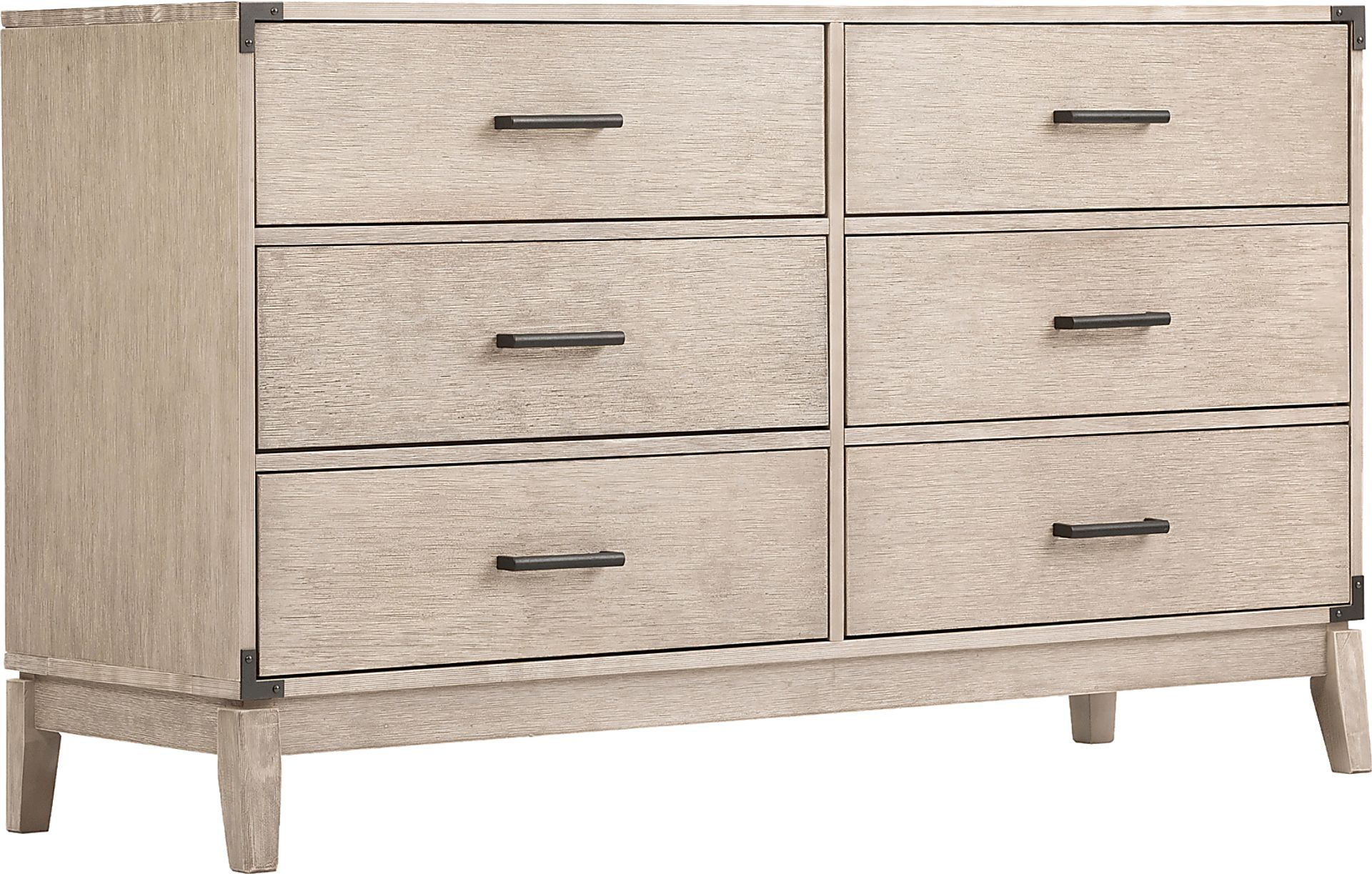 Natoma Gray 6-Drawer Dresser - Image 1