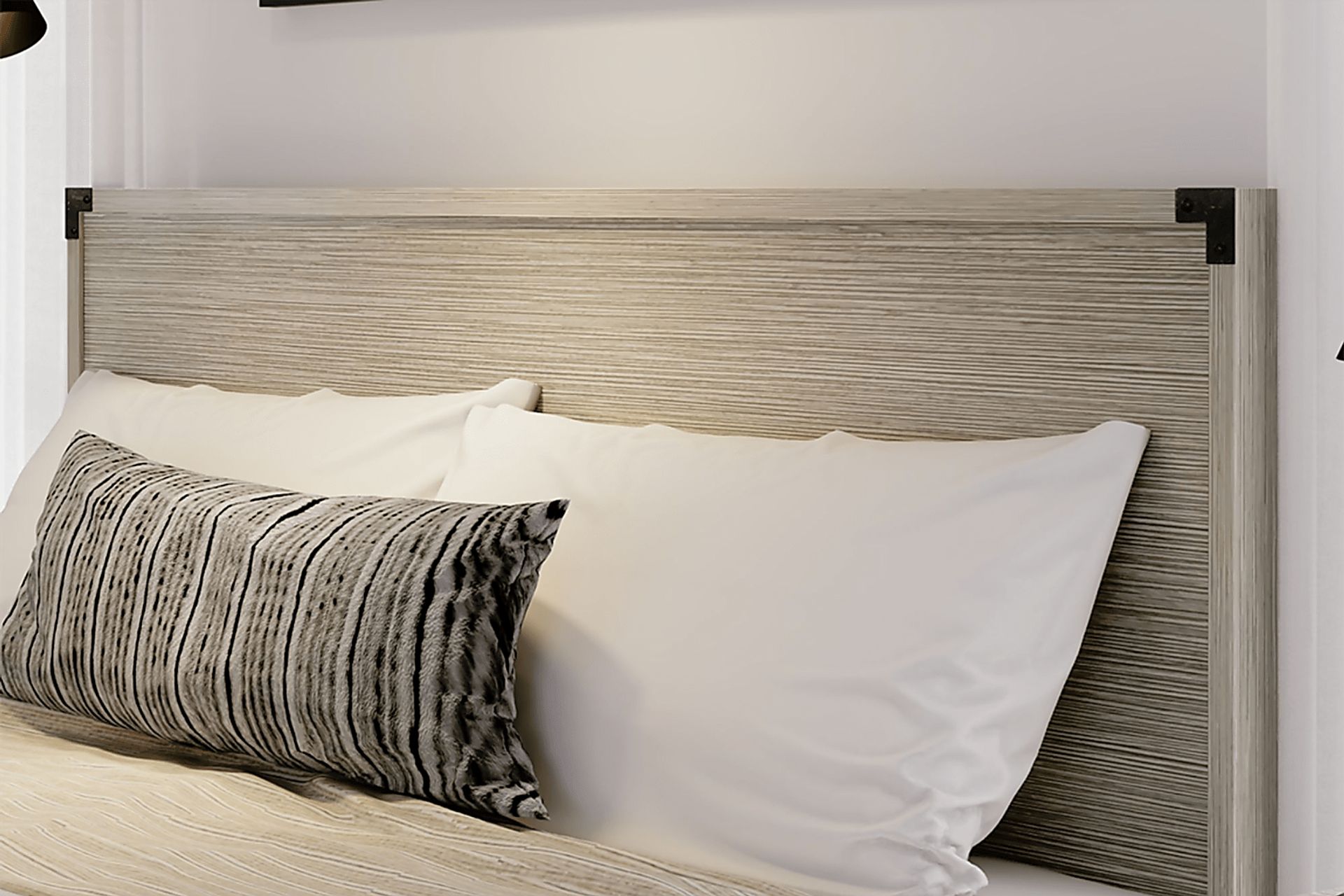 Natoma Gray King Platform Bed - Image 5