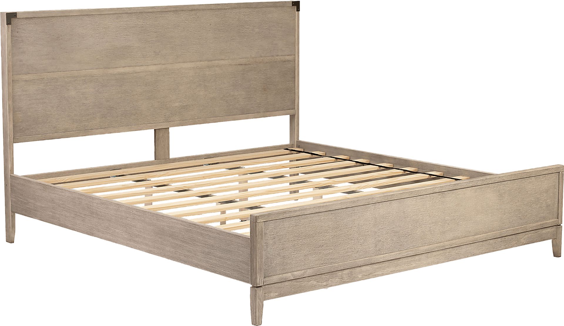 Natoma Gray King Platform Bed - Image 1