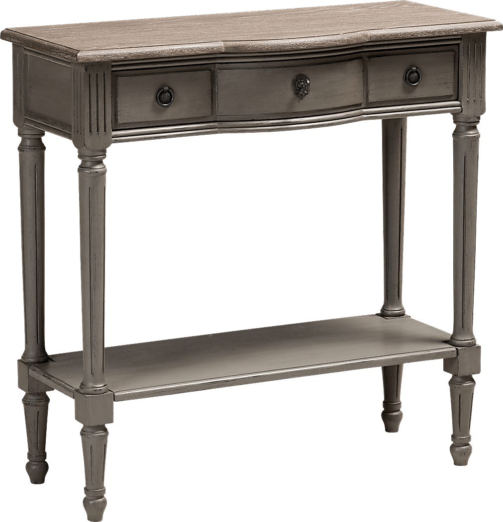 Natrona Gray Console Table - Rooms To Go