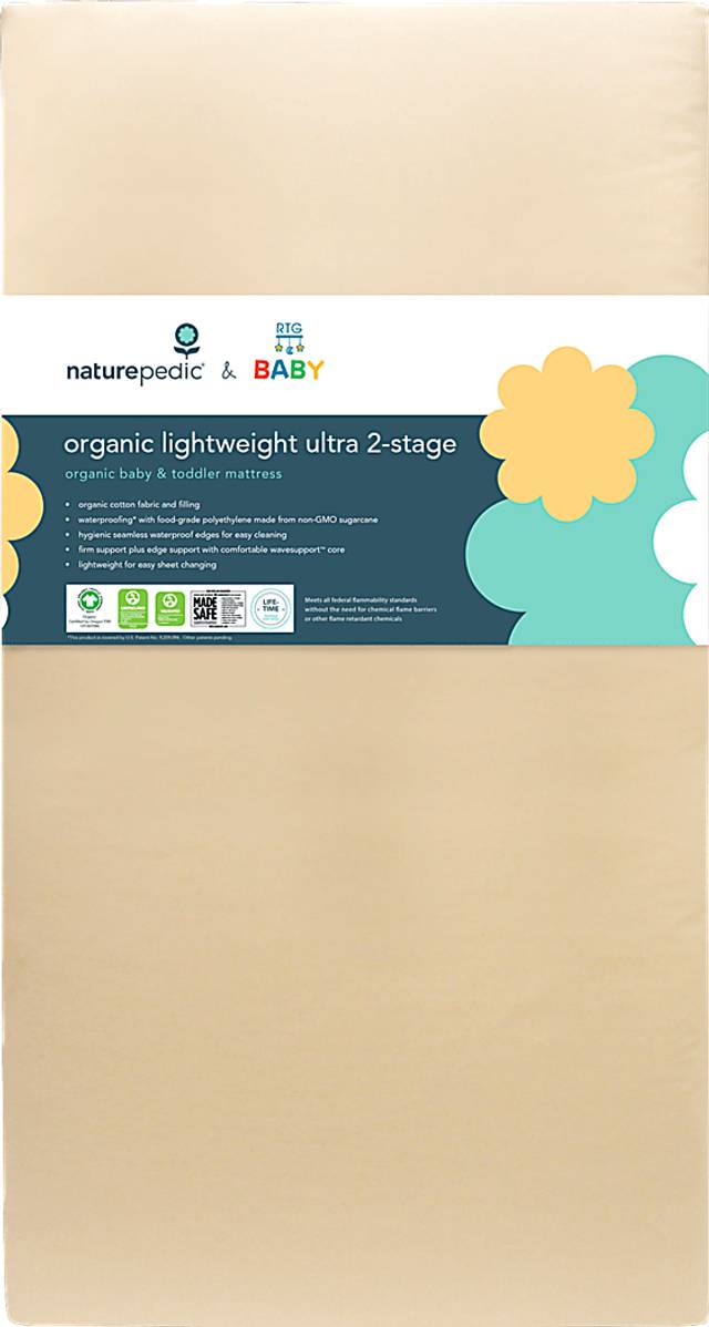 Naturepedic Lightweight 2-Stage Crib Mattress - Thumbnail - Image 1