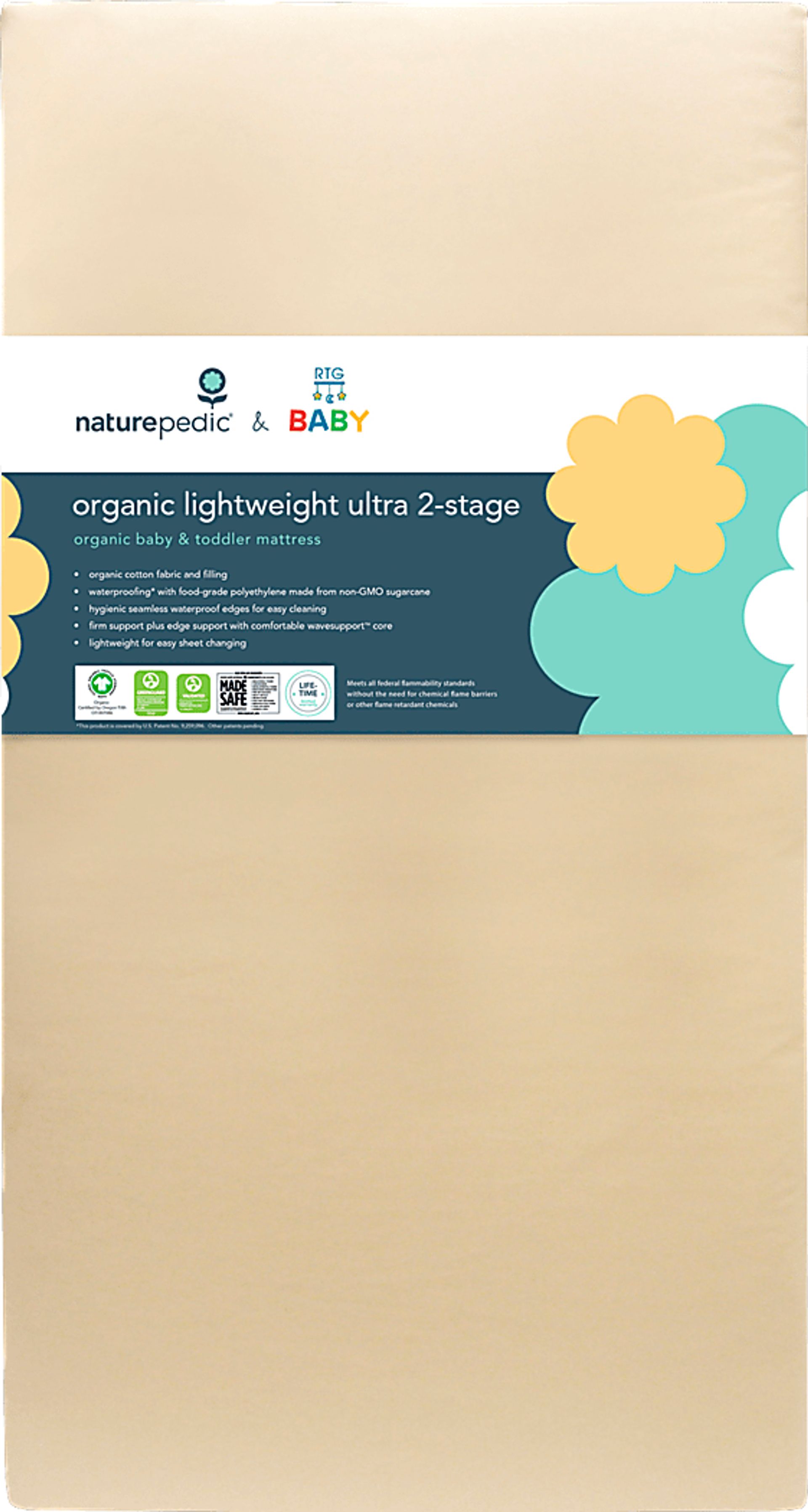 Naturepedic Lightweight 2-Stage Crib Mattress - Image 1