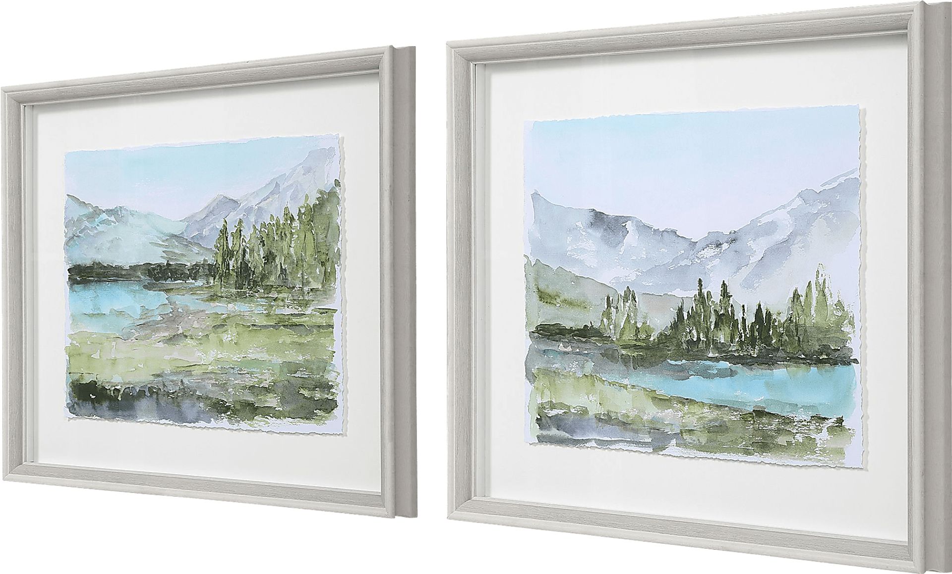 Nature's Scenery Green Set of 2 Artwork - Image 2