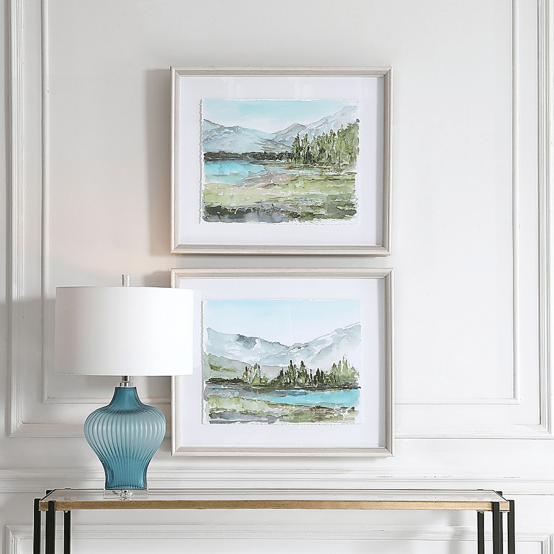 Nature's Scenery Green Set of 2 Artwork - Image 4