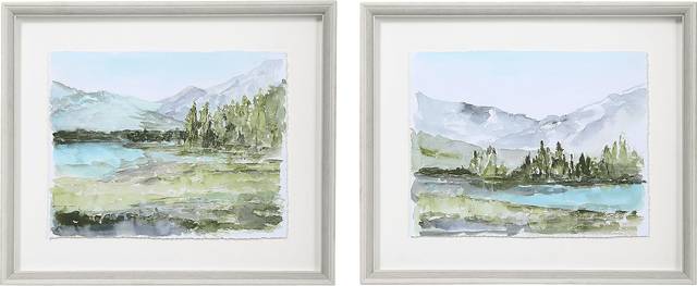 Nature's Scenery Green Set of 2 Artwork - Thumbnail - Image 1