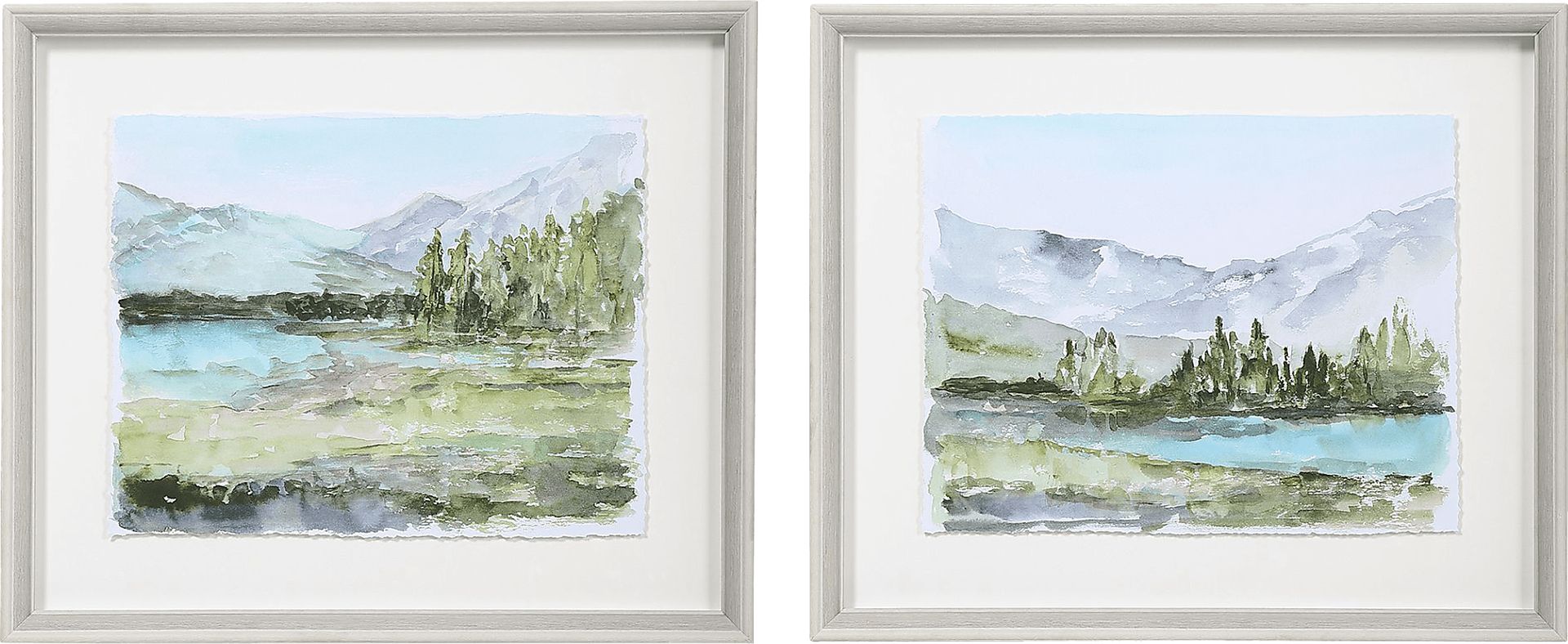 Nature's Scenery Green Set of 2 Artwork - Image 1