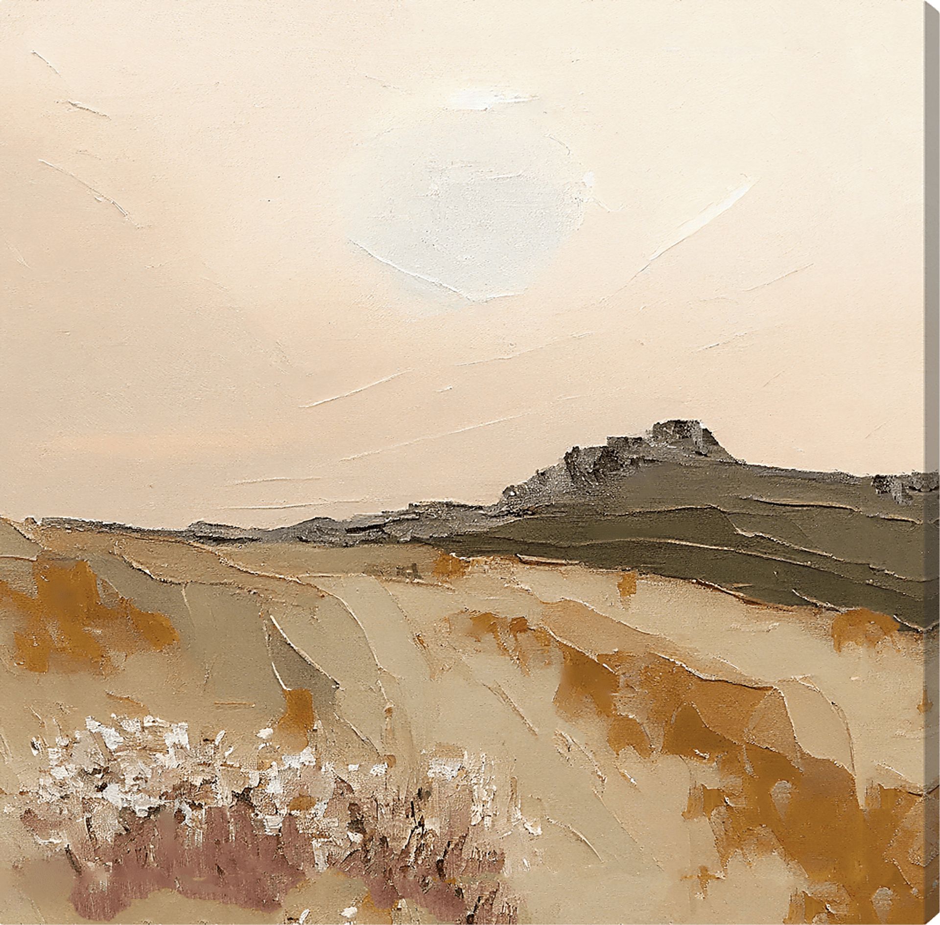 Natures Sunrise Beige Artwork - Image 1