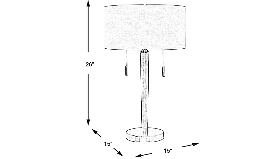 Naud Place Beige Table Lamp