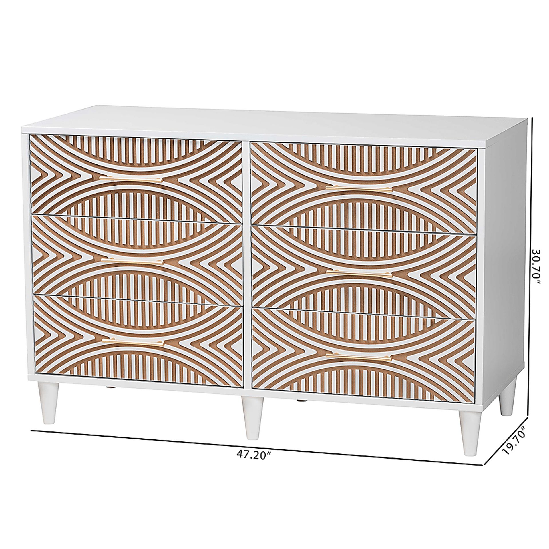 Naugle White Dresser - Image 10