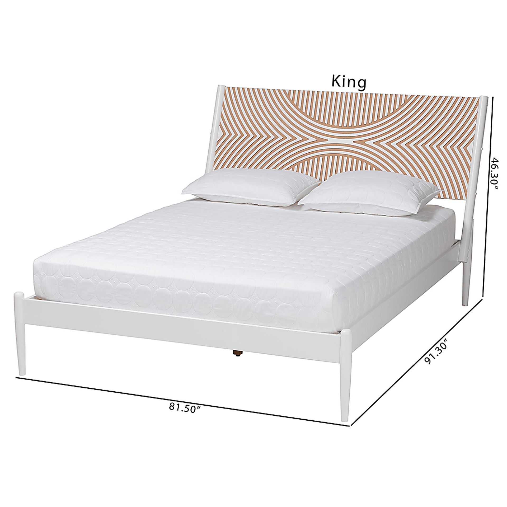 Naugle White King Bed - Image 9