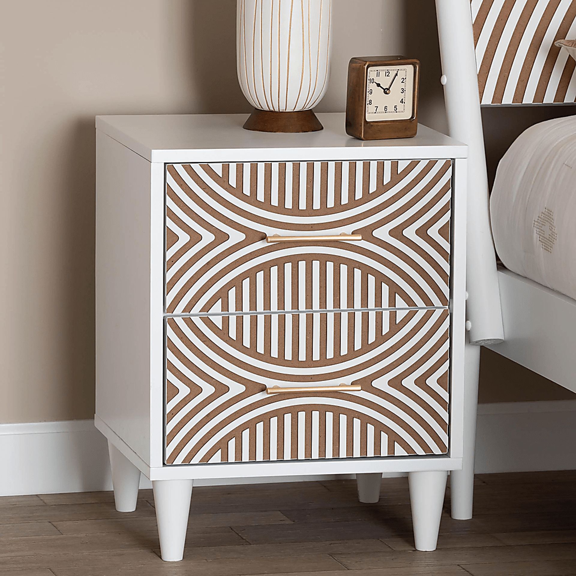 Naugle White Nightstand - Image 2