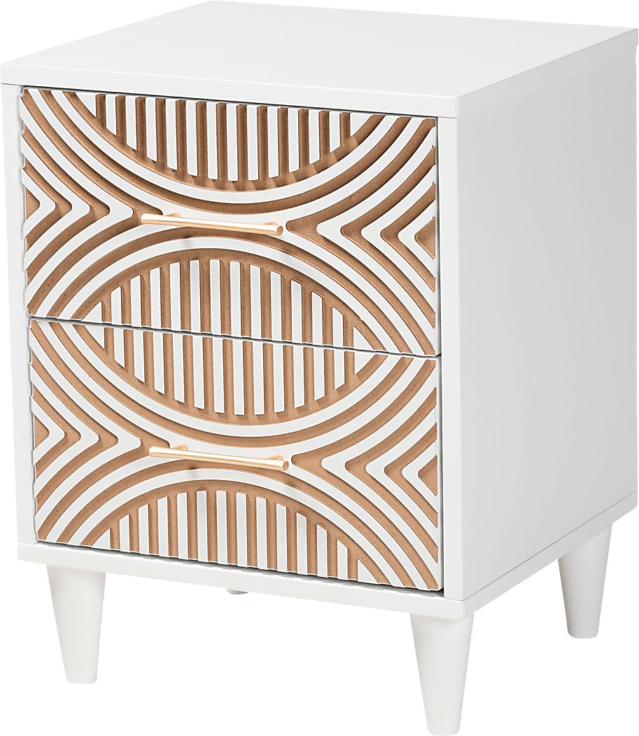 Naugle White Nightstand