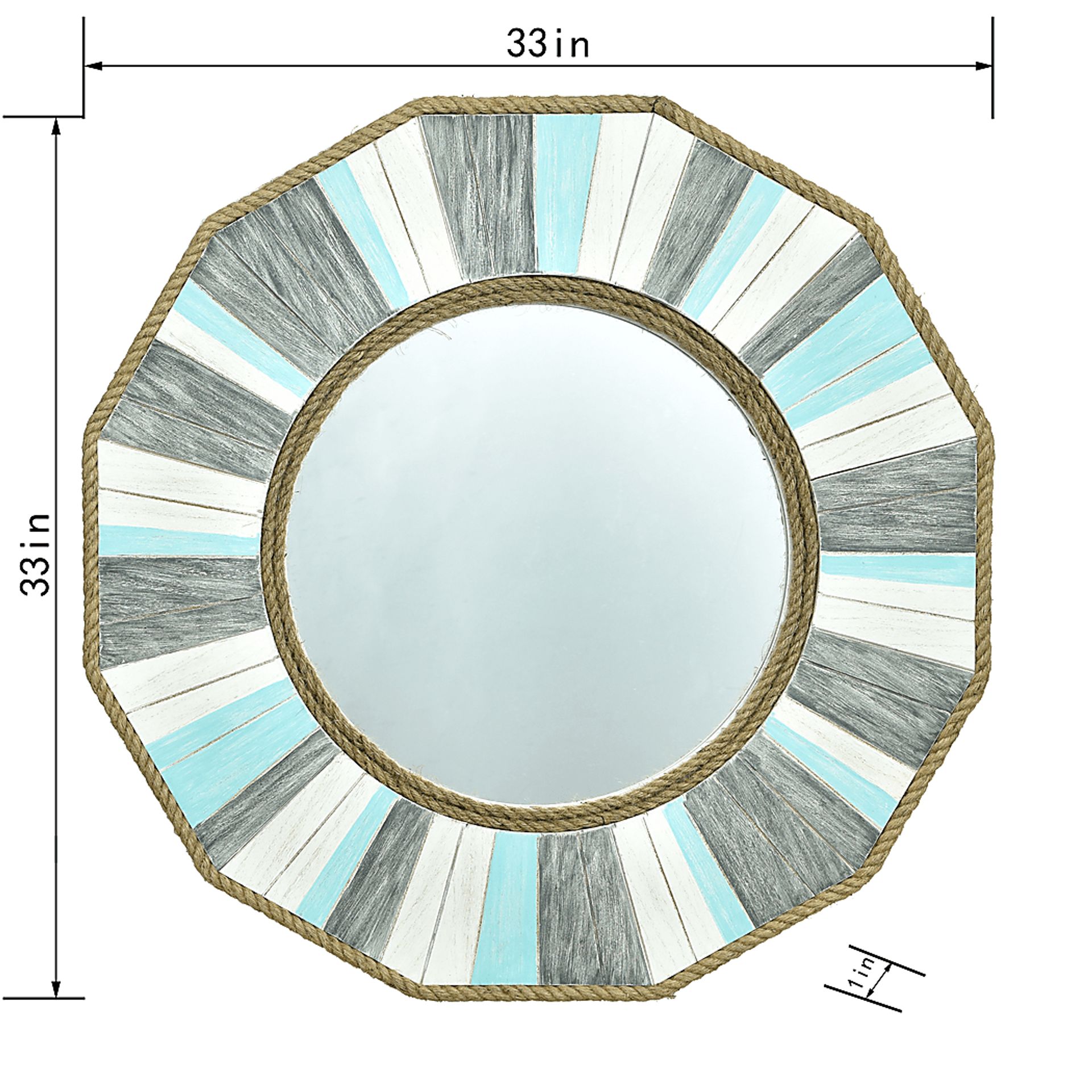 Nauline Gray Mirror - Image 3