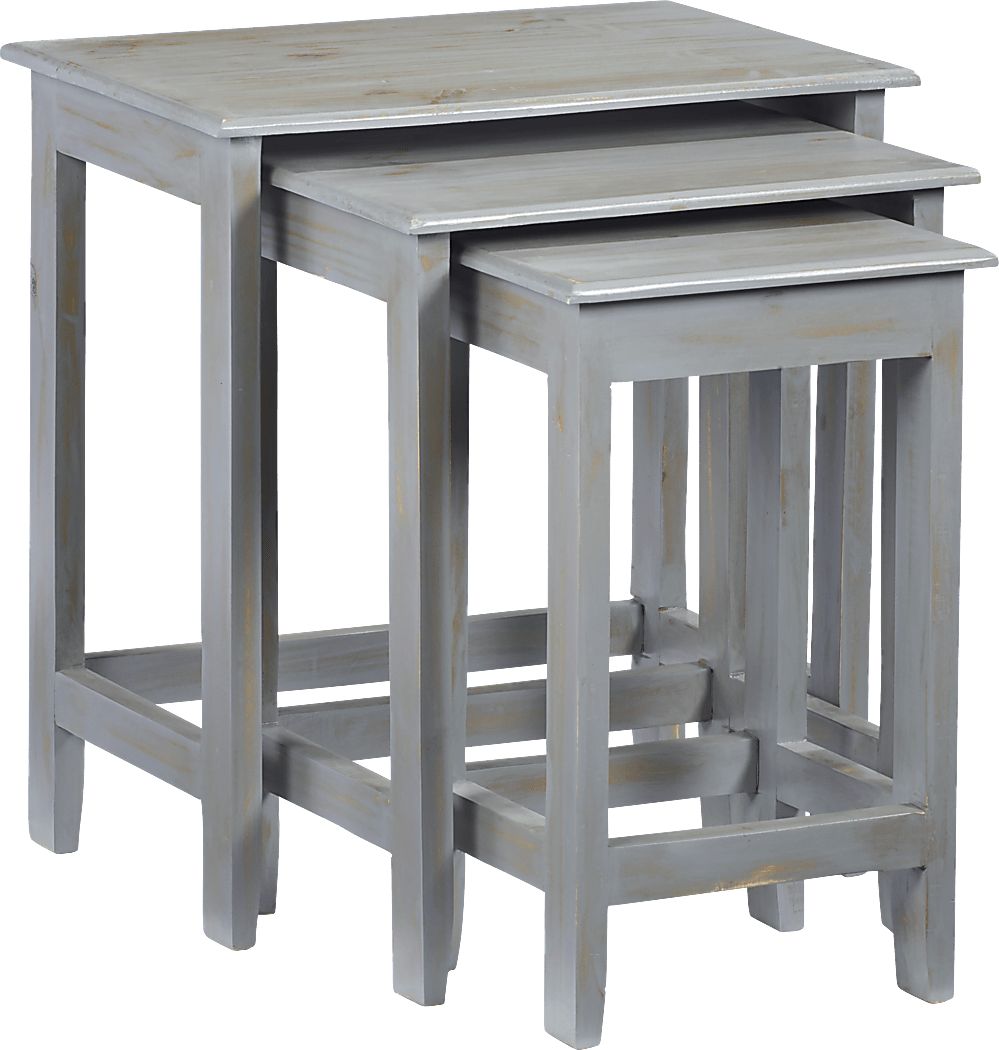 Nauman Gray Nesting Tables, Set of 3 - Rooms To Go