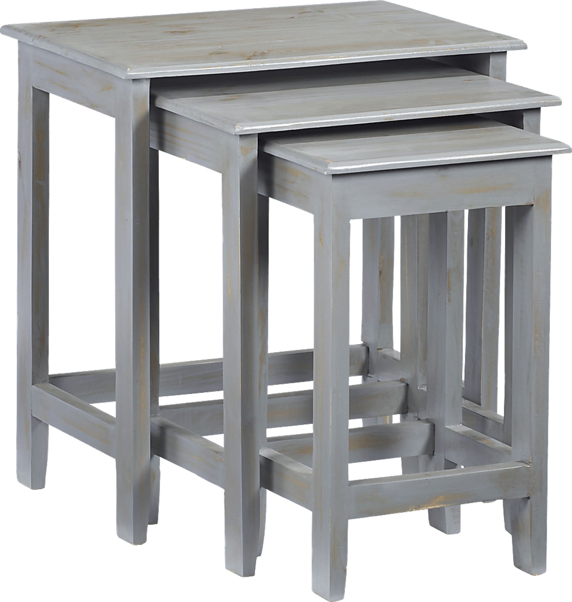 Nauman Gray Nesting Tables, Set of 3 - Image 1