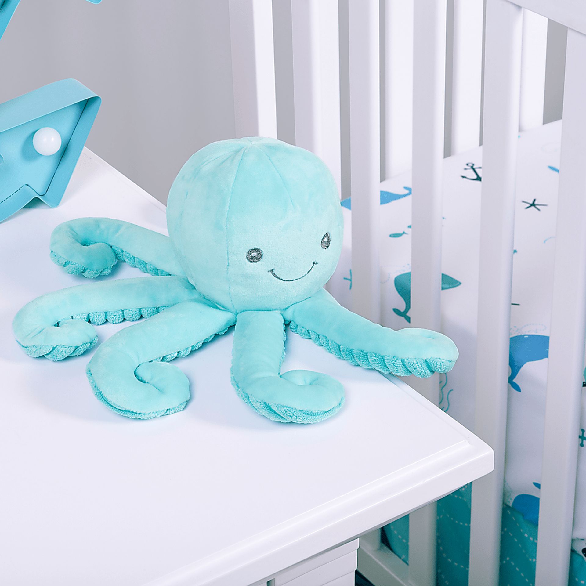 Nautical Adventure Blue 4 Pc Baby Bedding Set - Image 15