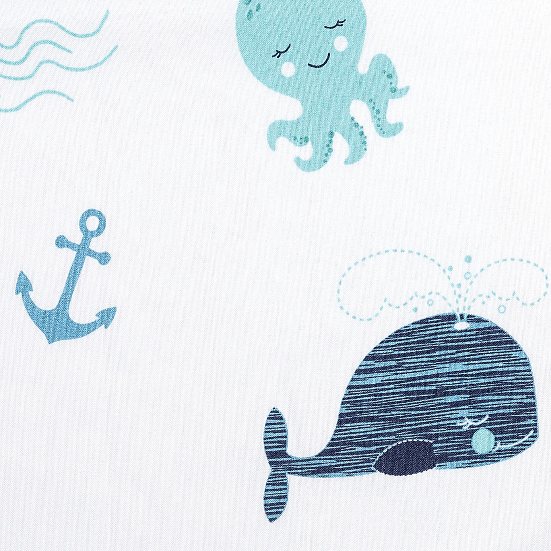 Nautical Adventure Blue 4 Pc Baby Bedding Set - Image 10