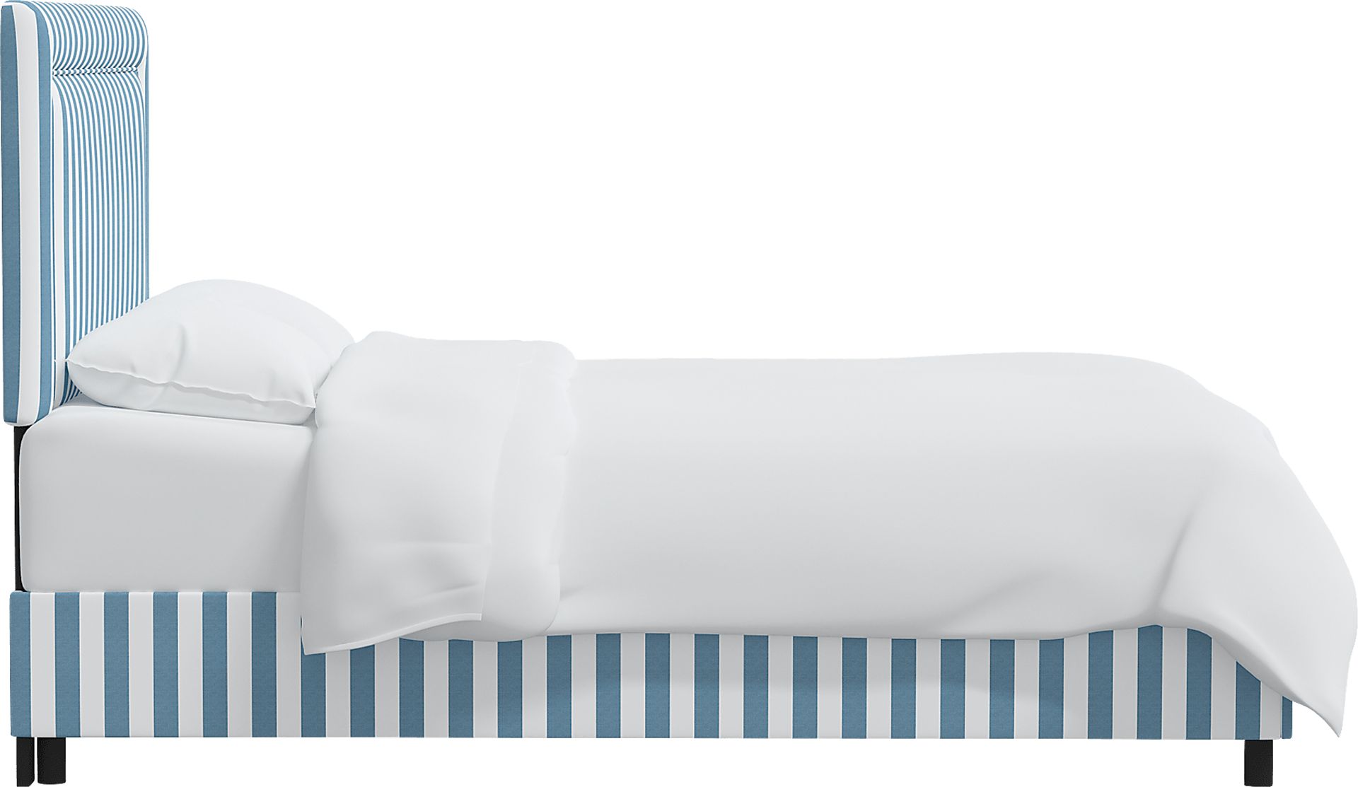 Nautical Blues Blue Full Upholstered Bed - Image 3