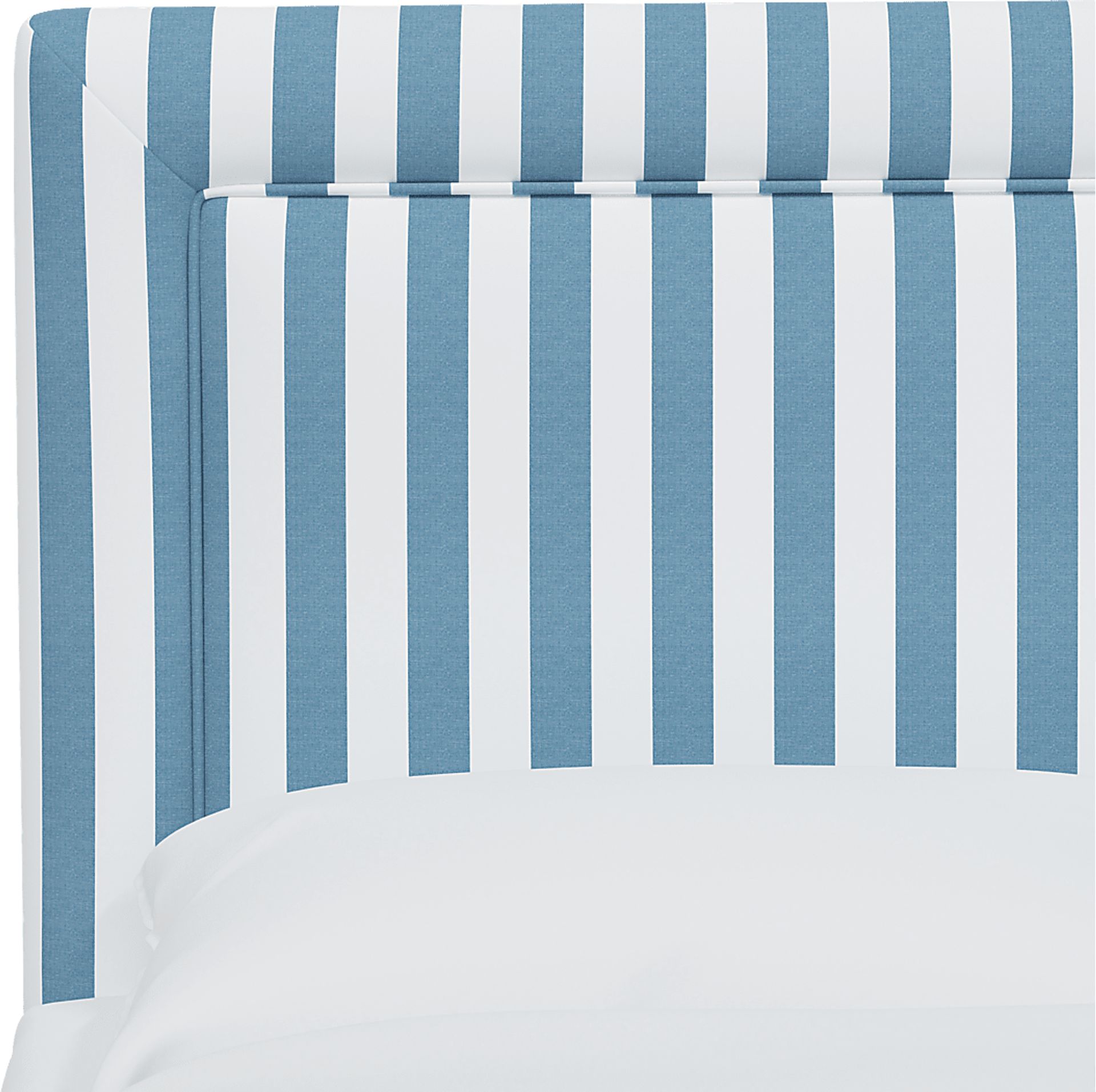 Nautical Blues Blue Queen Upholstered Headboard - Image 4