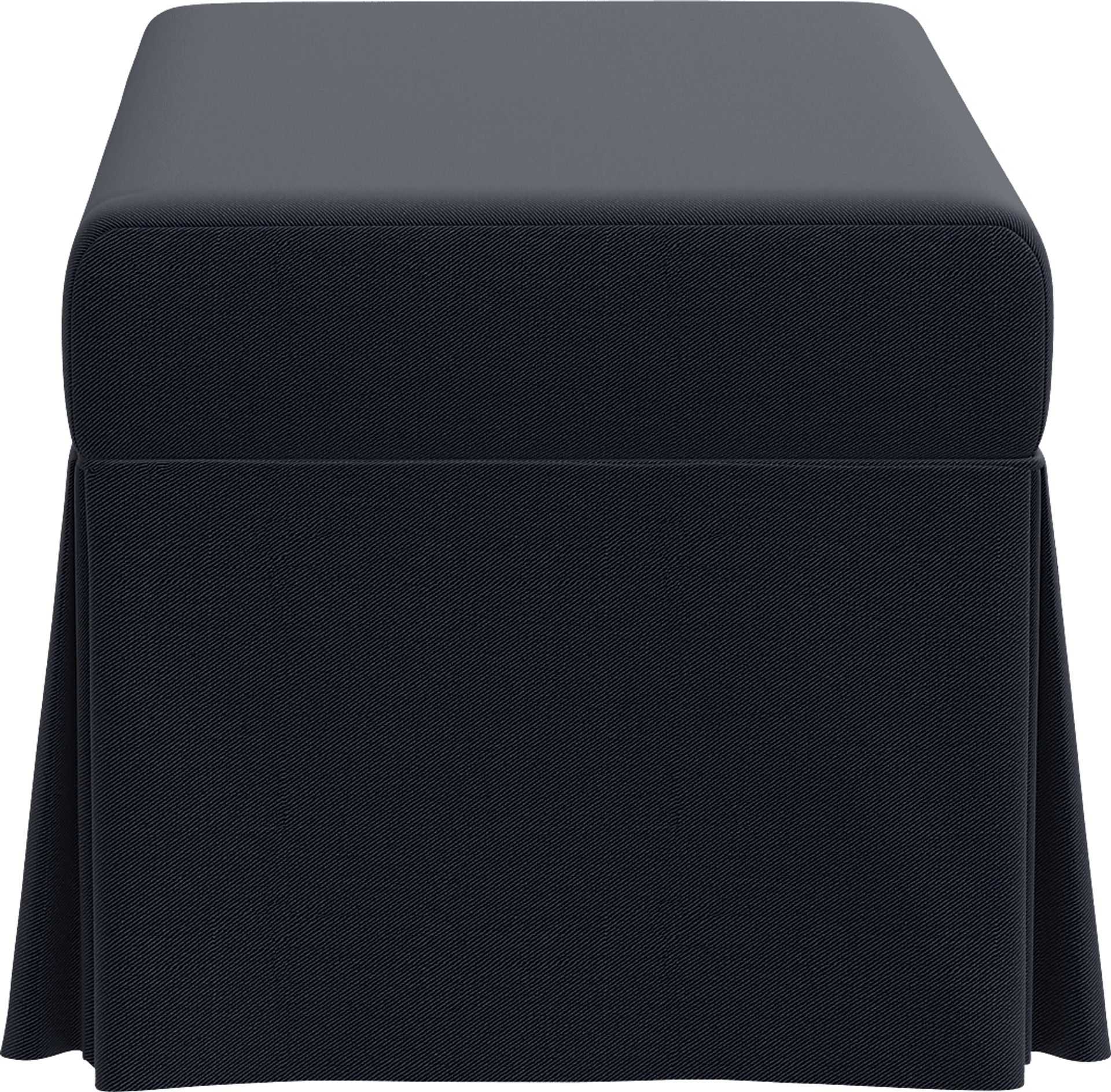 Nautical Blues Navy Storage Bench - Image 3