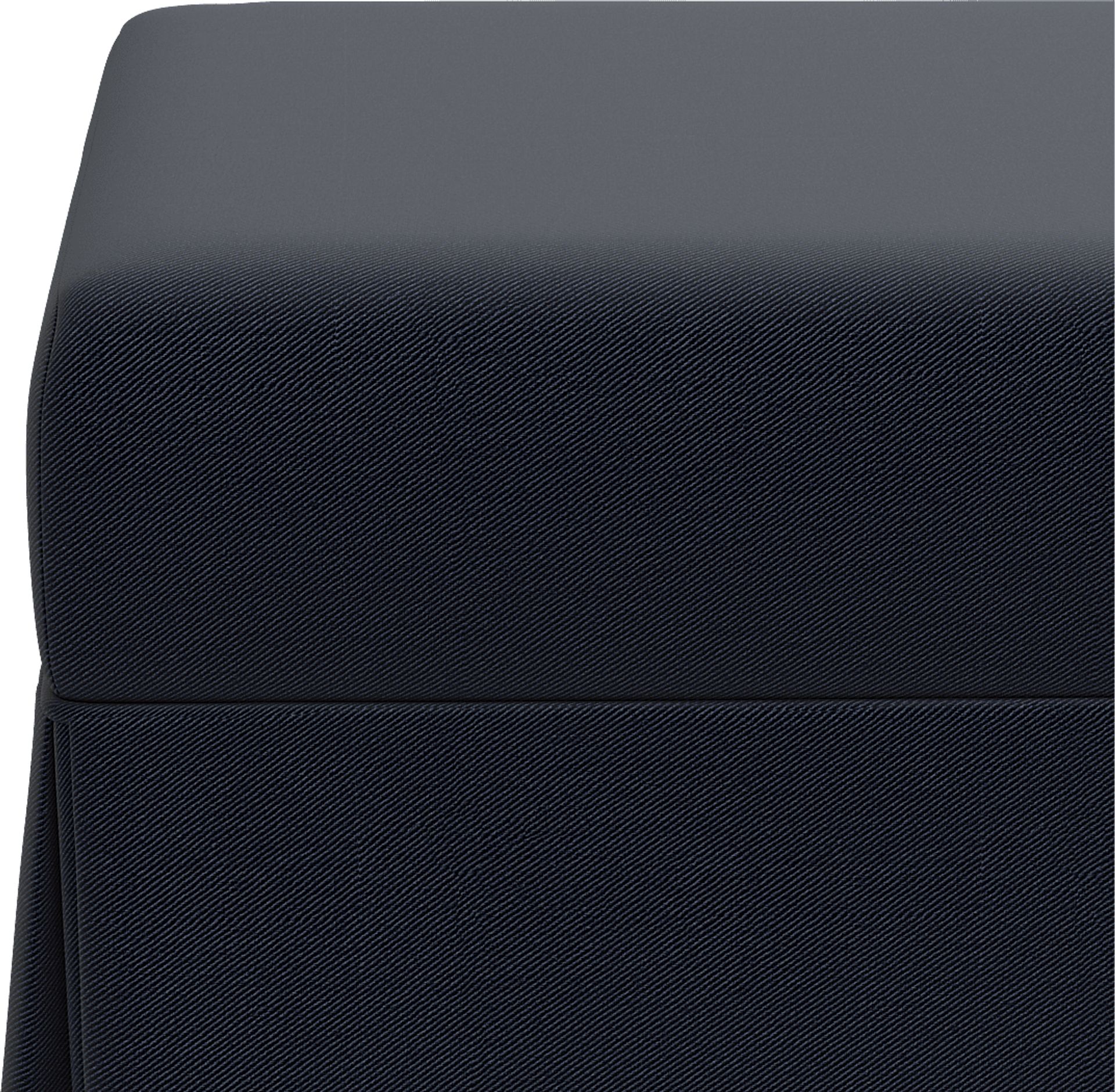Nautical Blues Navy Storage Bench - Image 4