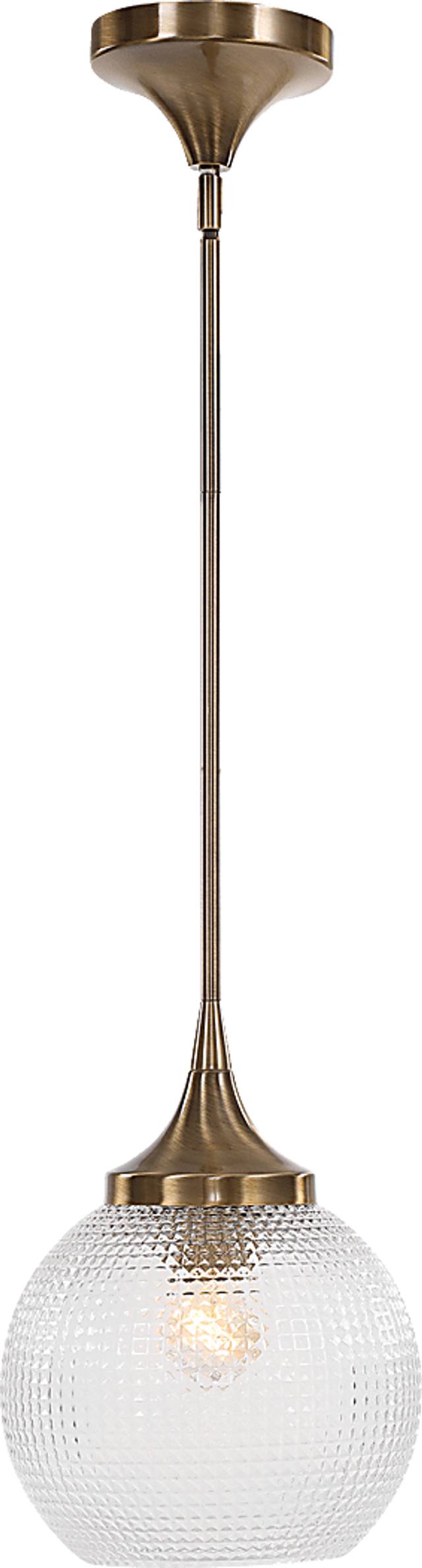 Navajo Post Brass Pendant - Thumbnail - Image 1