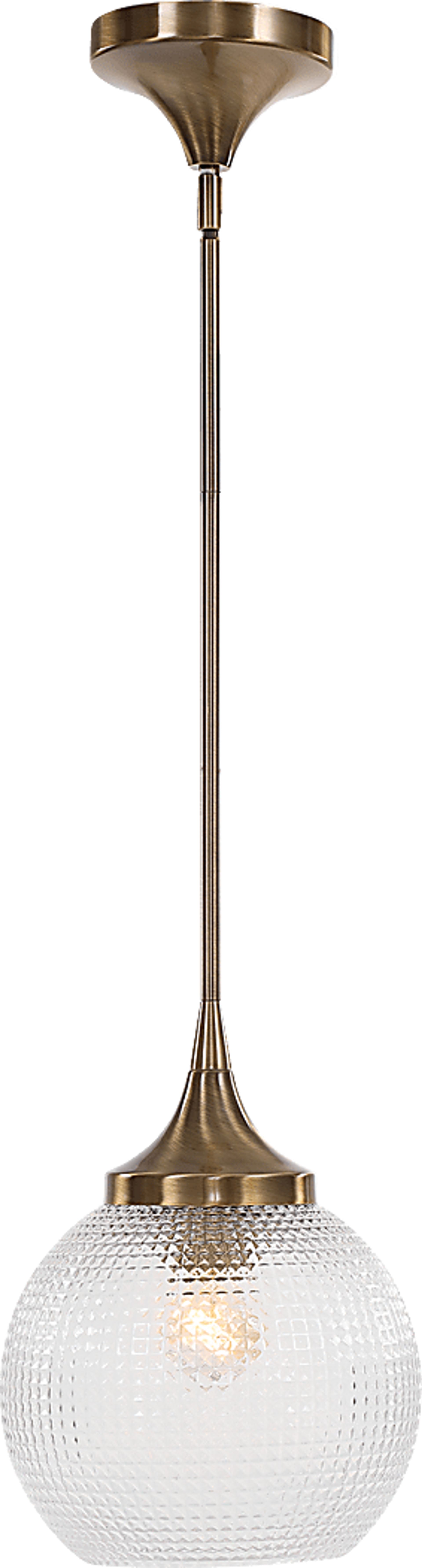 Navajo Post Brass Pendant - Image 1