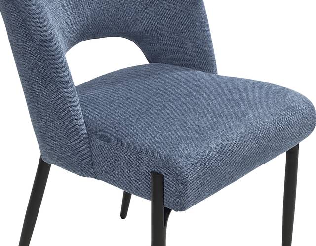 Navarro Blue Dining Chair - Thumbnail - Image 3