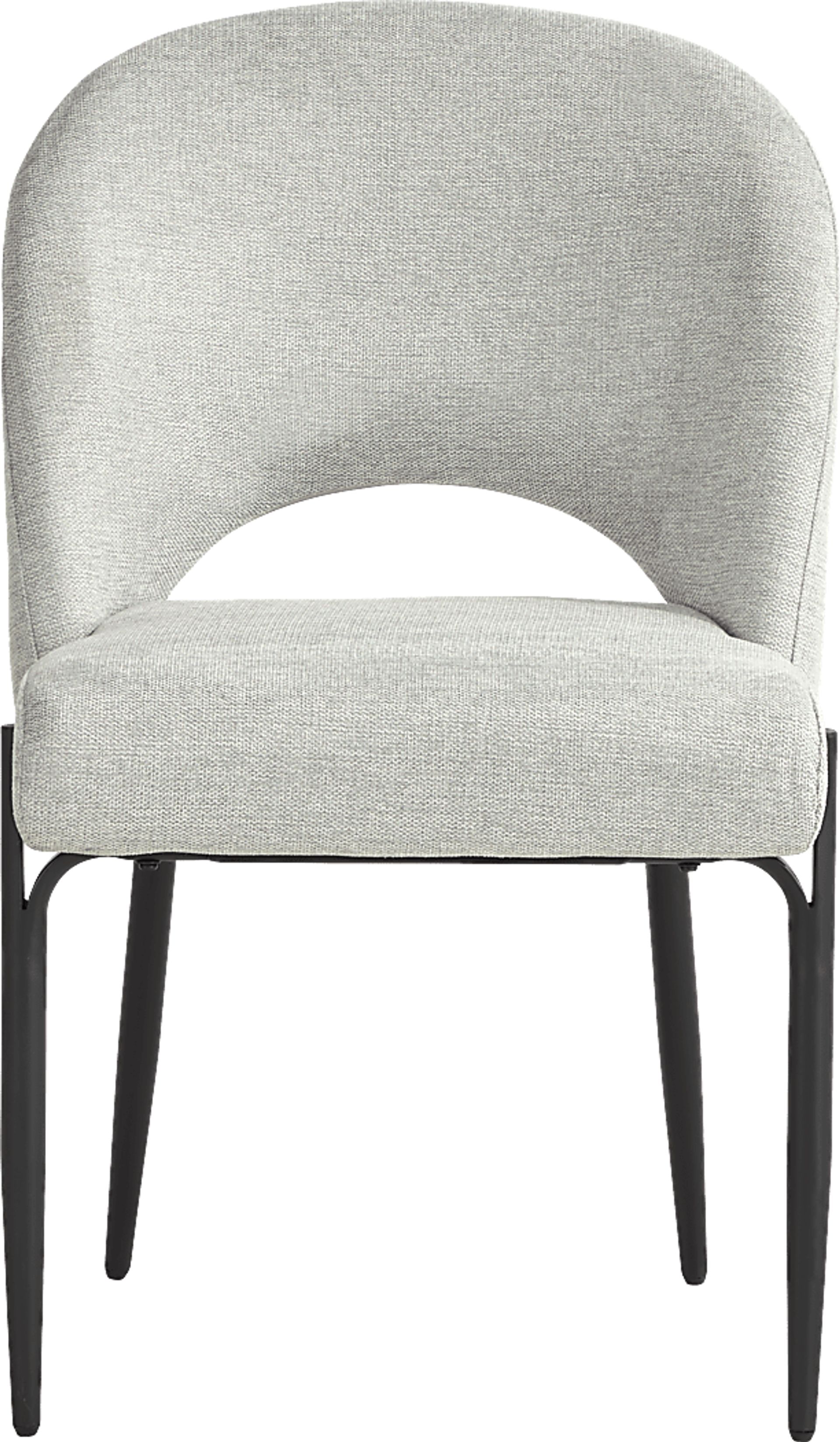 Hollybrooke Black 5 Pc Dining Room with Light Gray Chairs - Image 5