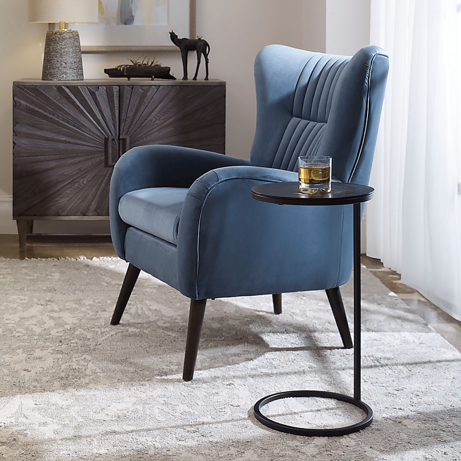 Navika Black Accent Table - Image 3