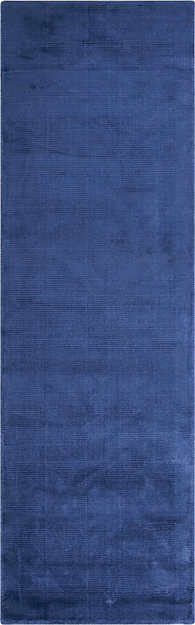 Navilla Blue 2'3 x 7'5 Runner Rug - Thumbnail - Image 1