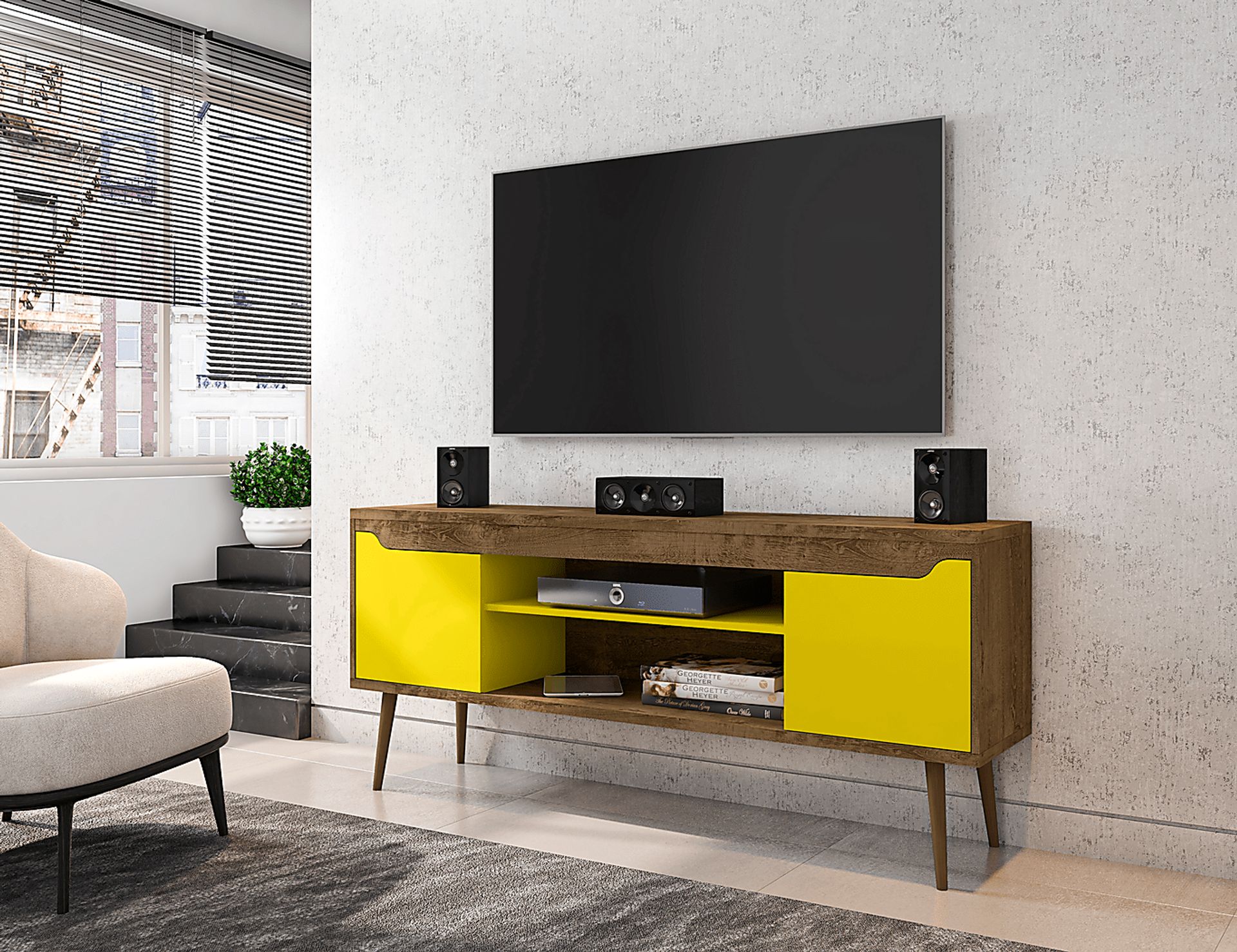 Navorro Brown 63 in. Console - Image 8