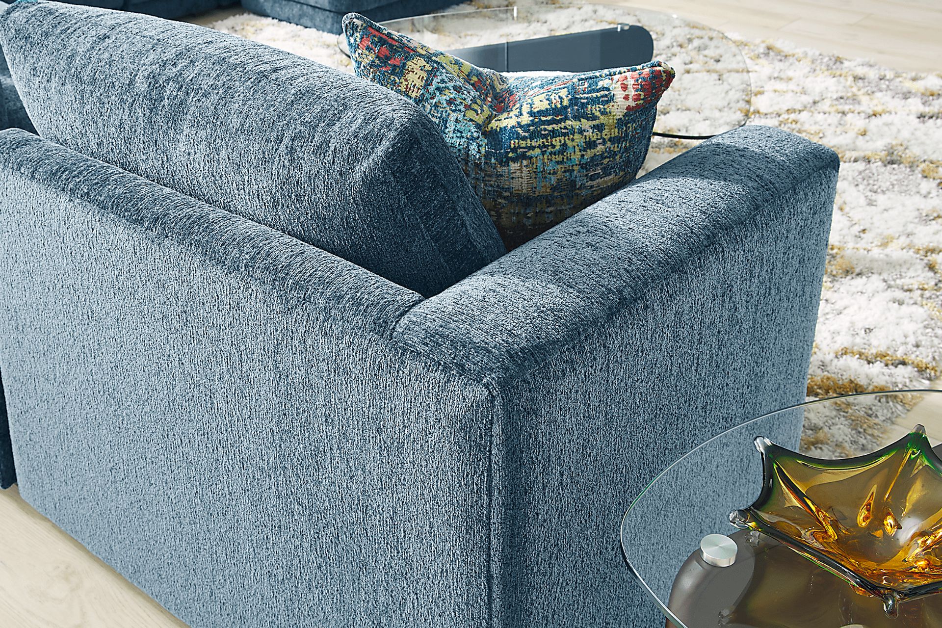 Navy 3 Pc ModularFour with Media Console - Image 3