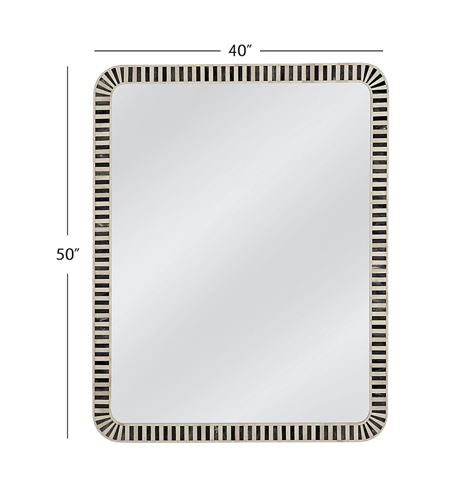 Nayborly Cream and Gray Mirror - Image 5