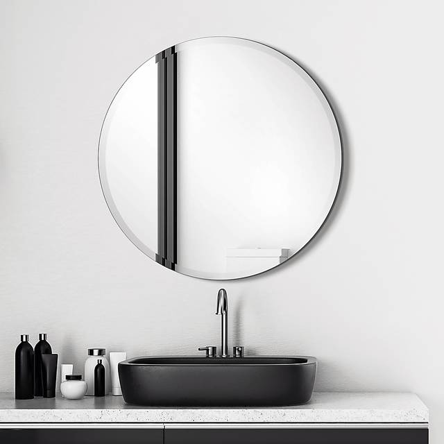 Nayda Silver Round Mirror - Thumbnail - Image 4